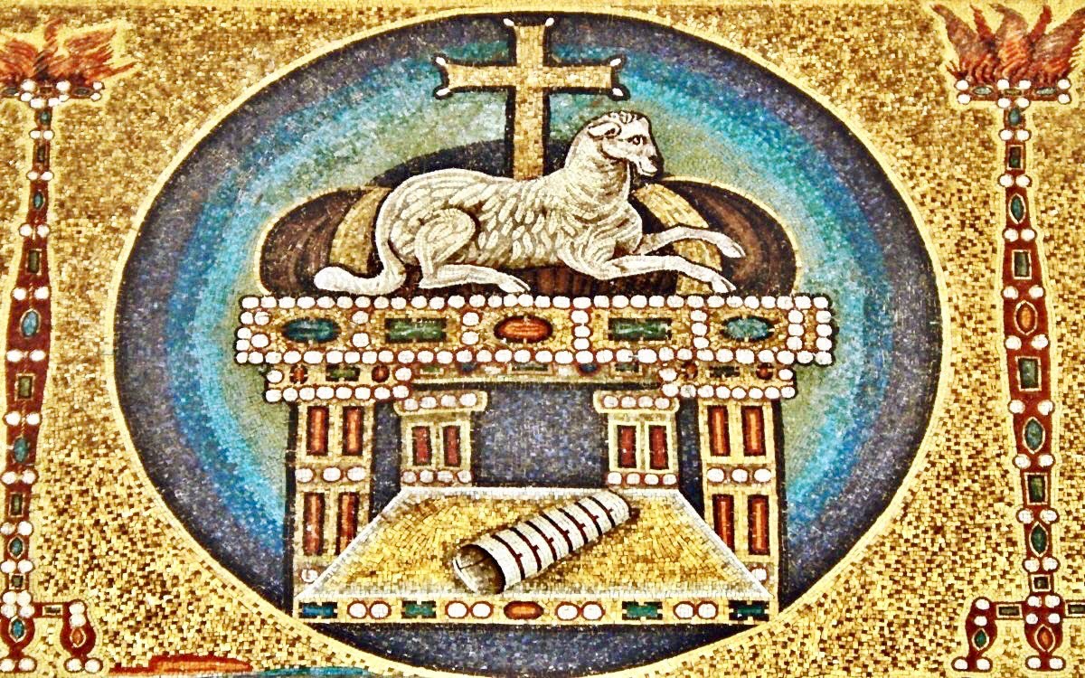 agnus-dei-lamb-of-god-basilica-dei-santi-cosma-e-damiano-roma-italy-7th-century